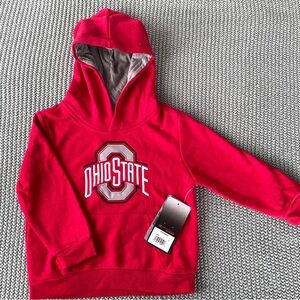 Colosseum Kids Red Ohio State Hoodie